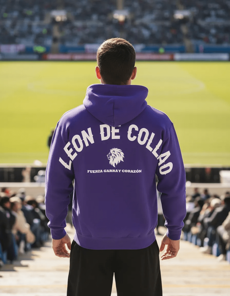 Polerón Deportes Concepción, León de Collao - Qué Impresión
