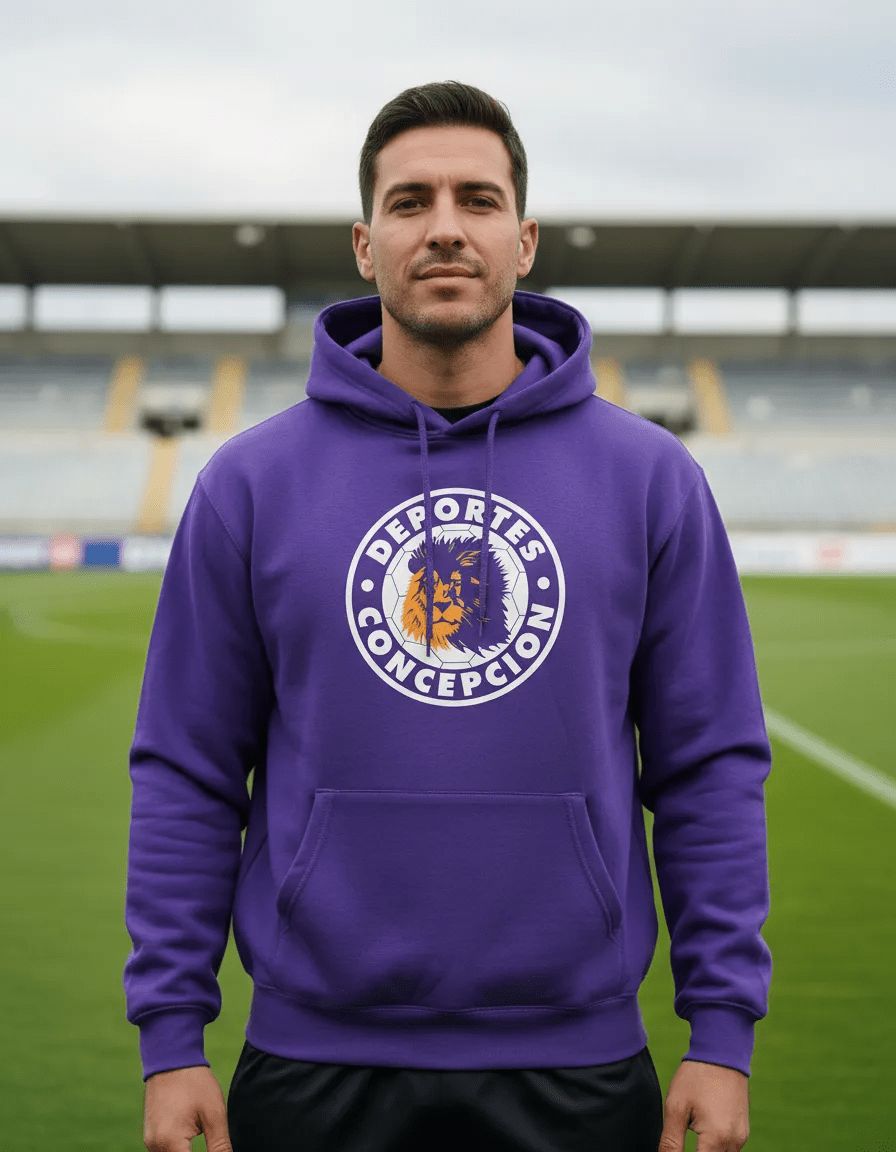 Polerón Deportes Concepción, León de Collao - Qué Impresión